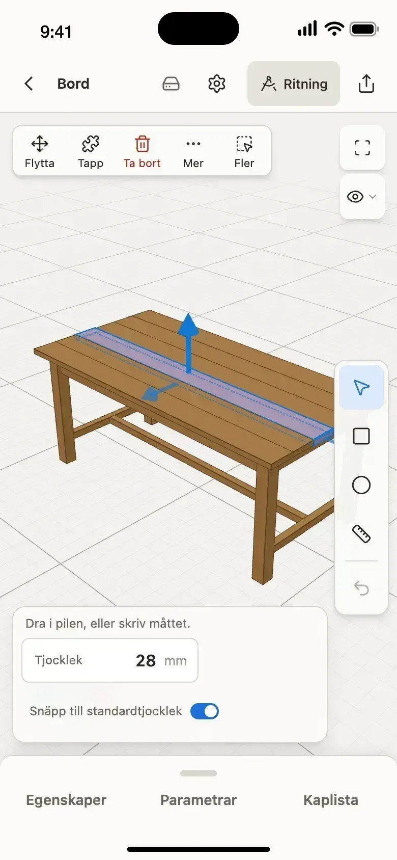 Samma modell i mobilen